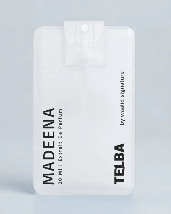 Mockup botol TELBA Madeena