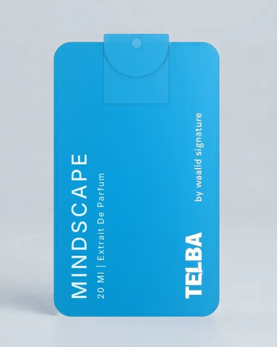 Mockup botol TELBA Mindscape